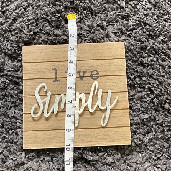 2 Piece Live Simply Wall Hanger Home Decor - Picture 3 of 5
